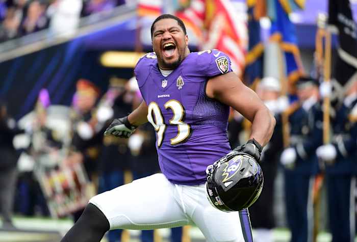 Calais Campbell inked a two-year deal with the Ravens.